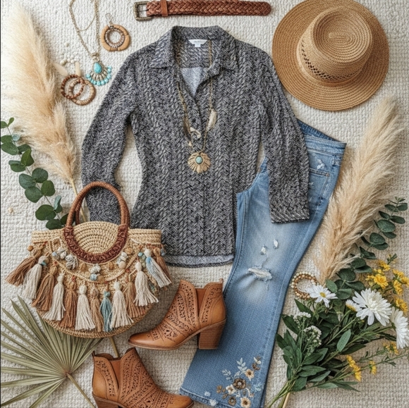 Button Down Top - Picture 16 of 16